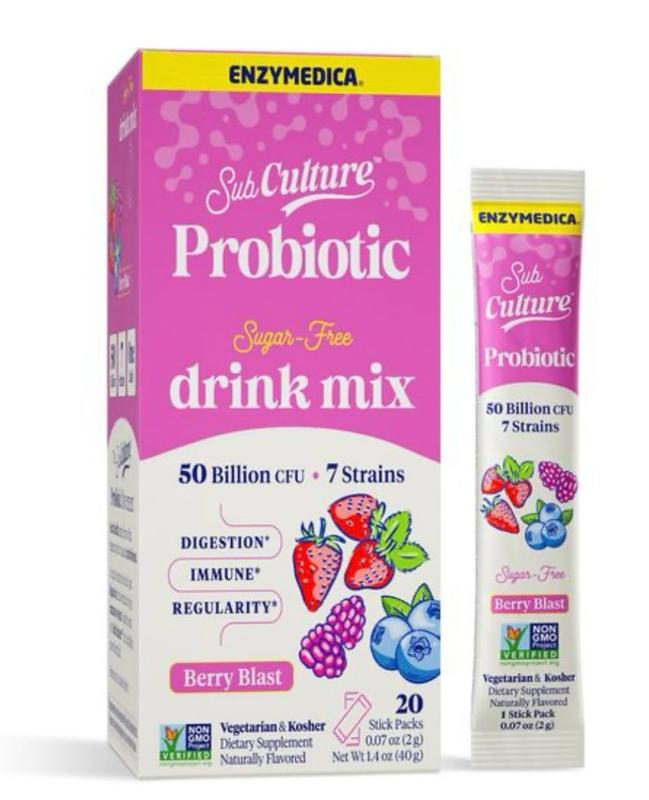 SubCulture™ Berry Blast Sugar-Free Probiotic Drink Mix
