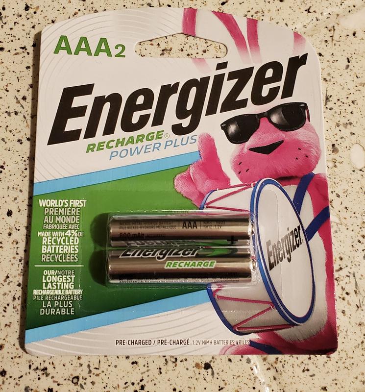 Energizer Power Plus AAA 700mAh batteries Rechargeable Ni-Mh 1.2V