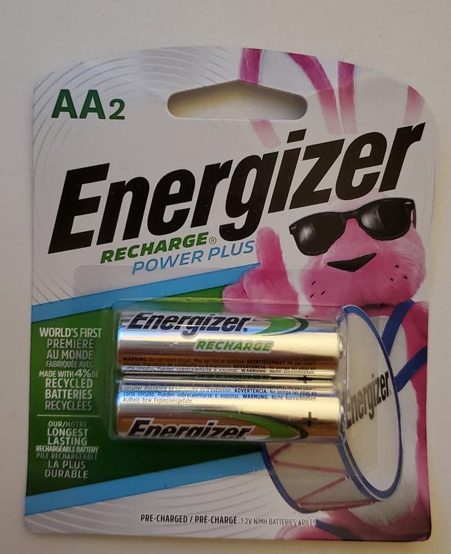 Piles, recharge power plus AA-4 – Energizer : Rechargeable