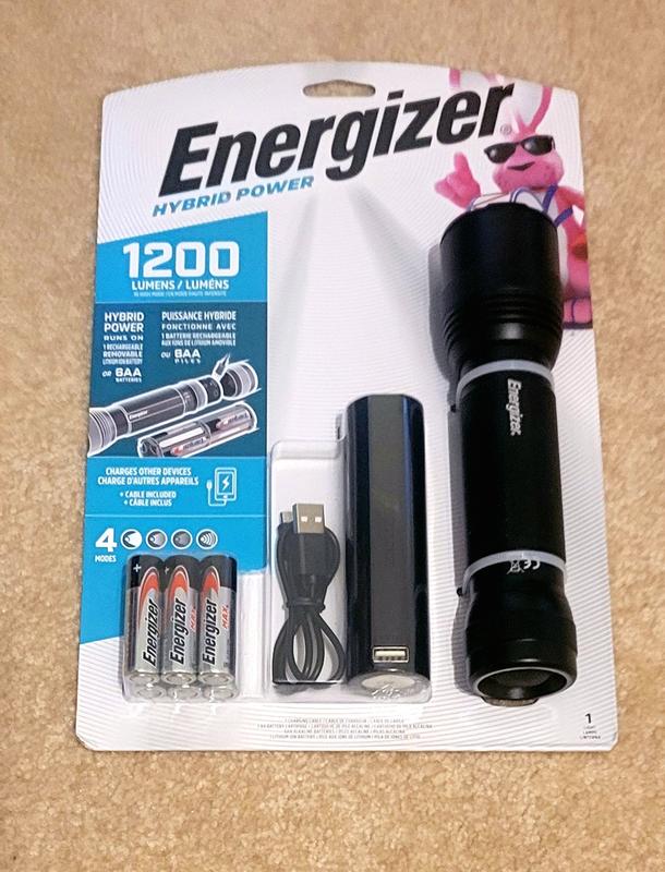 Energizer Hybrid 1200-Lumen 3 Modes LED Rechargeable Flashlight (AA Battery  Included) in the Flashlights department at