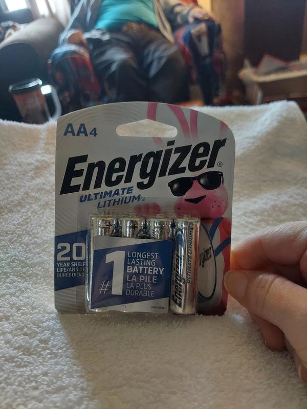 Energizer Ultimate Lithium 1.5V Lithium AA Battery Pack 4