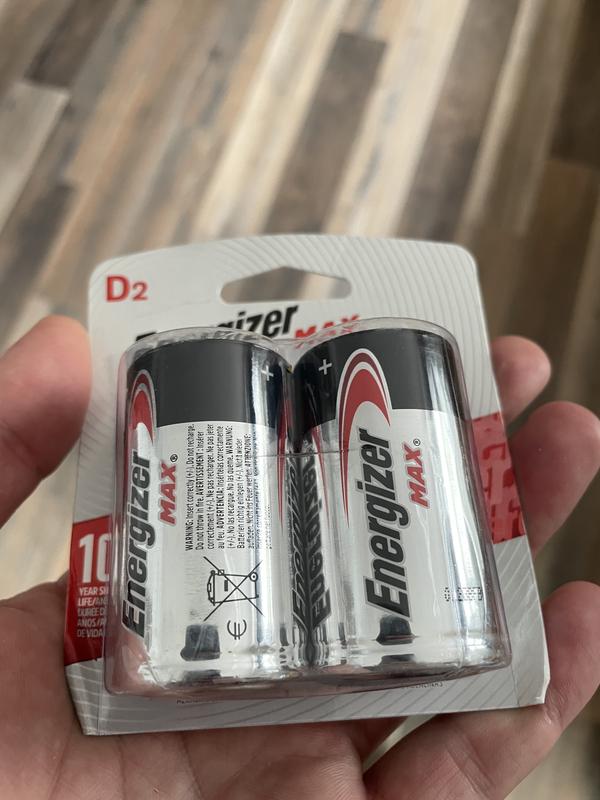 Pack 2 pilas LR20 ENERGIZER MAXPOWERSEAL