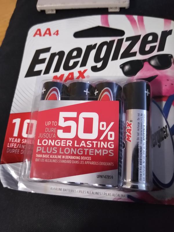 Energizer Max AA (par 4) (341232) - Achat Pile & accu Energizer