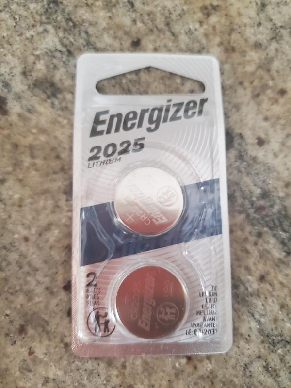 Energizer 2025 Batteries, 3V Lithium Coin 2025