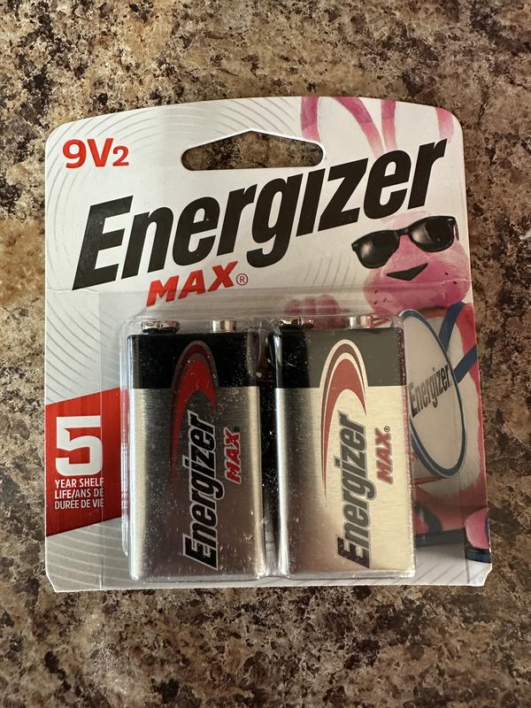 Energizer MAX 9V Batteries - 2 ct. + FREE SHIPPING!