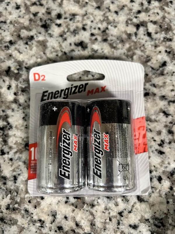 Energizer Max D Batteries Premium Alkaline D Cell Batteries (12 Battery  Count) E95FP-12