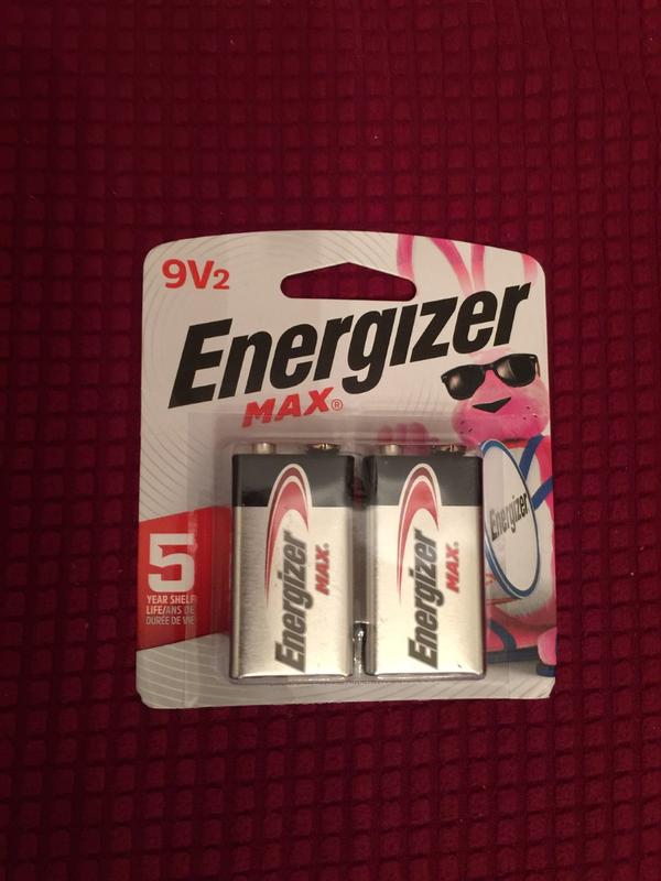 Energizer MAX 9V Batteries - 2 ct. + FREE SHIPPING!