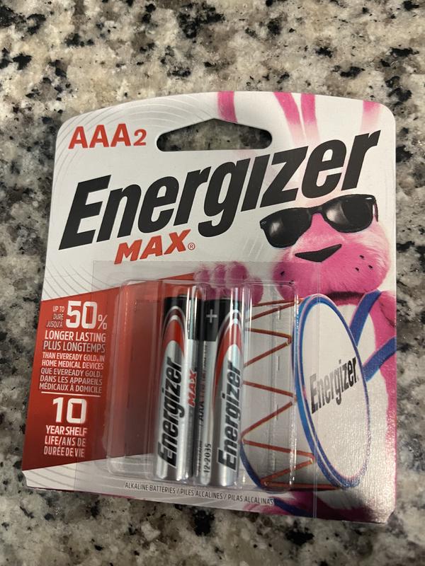 Piles Alcalines Energizer Max LR03 AAA, lot 4 - Piles alcalines, lithium
