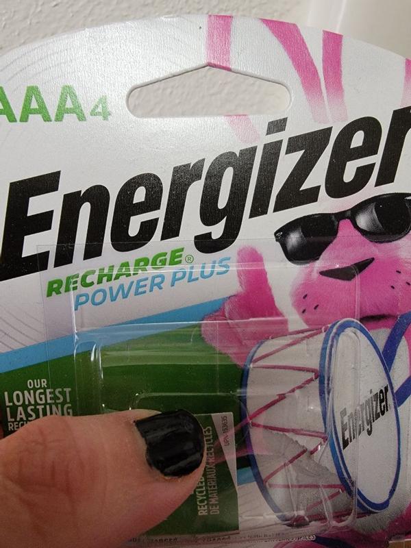 Energizer Recharge Power Plus Rechargeable AAA Batteries AAA