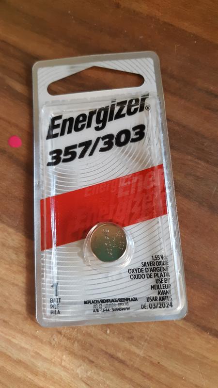 Energizer 3pk 357/303 Batteries Silver Oxide Button Battery : Target