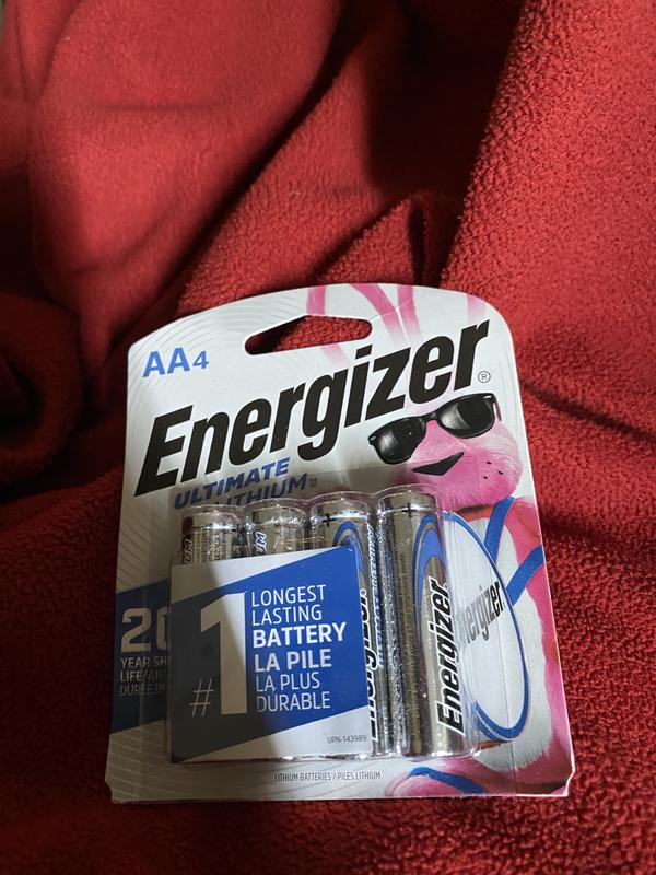 Energizer Ultimate Lithium AA Batteries (1 Pack), Double A