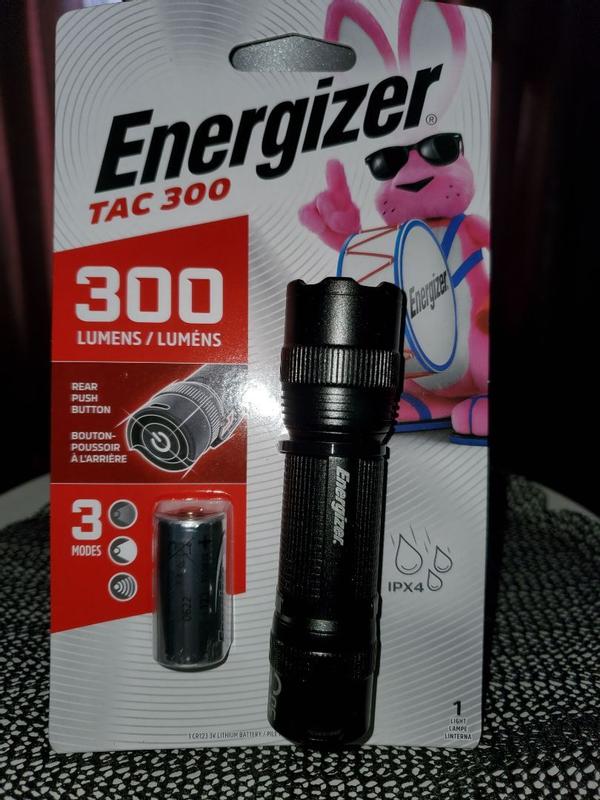 Energizer TAC 300 LED Tactical Metal Flashlight