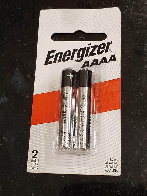 Batería Energizer AAAA LR61 E96 alcalina 1.5V, pack de 2