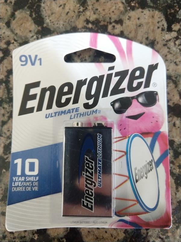 Energizer pile lithium 9V