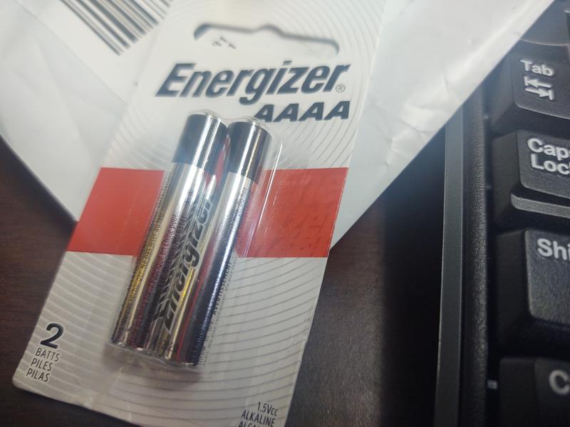 2 pack Energizer AAAA Batteries