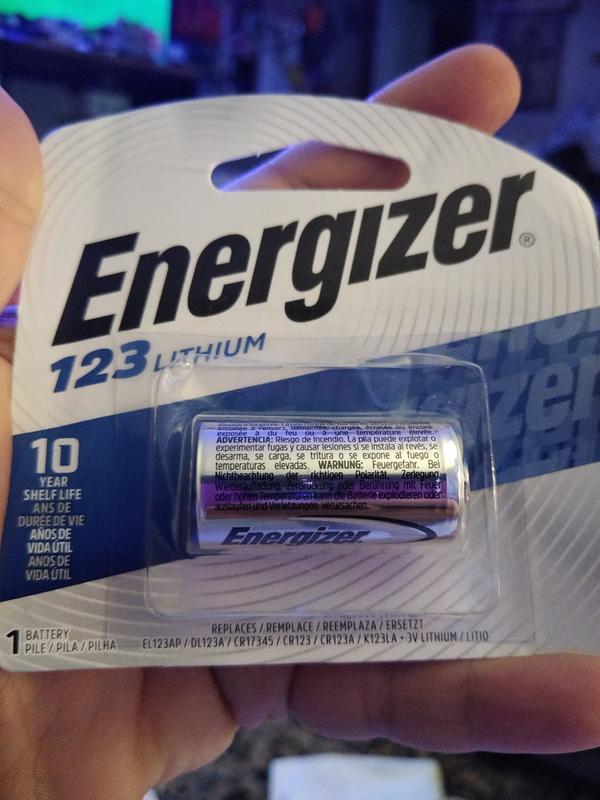 Pila especial ENERGIZER CR123