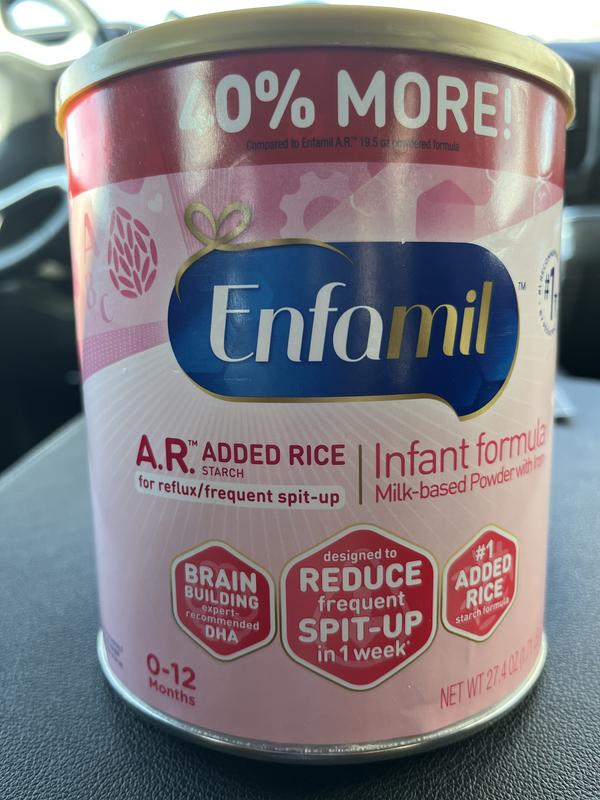 Rice Cereal Enfamil Acid Reflux Enfamil Baby Formula, Added Rice Starch  Formula To Reduce Reflux Spit-Up, DHA For Brain Development, Probiotics To 