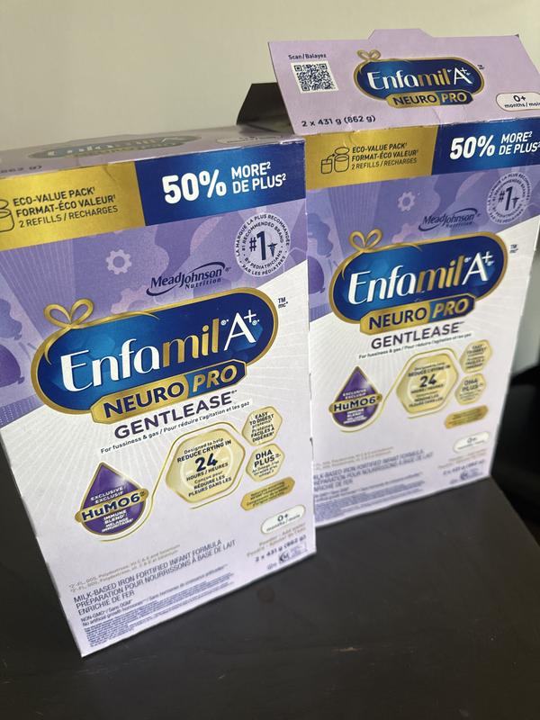 Enfamil A+ NeuroPro Gentlease Infant Formula, Powder Refill