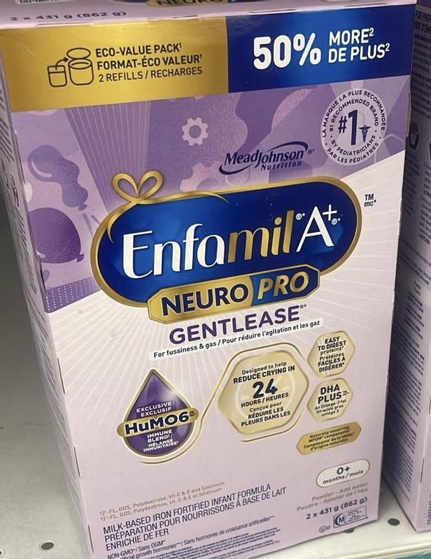 Enfamil A+ NeuroPro Gentlease Infant Formula, Powder Tub | Enfamil