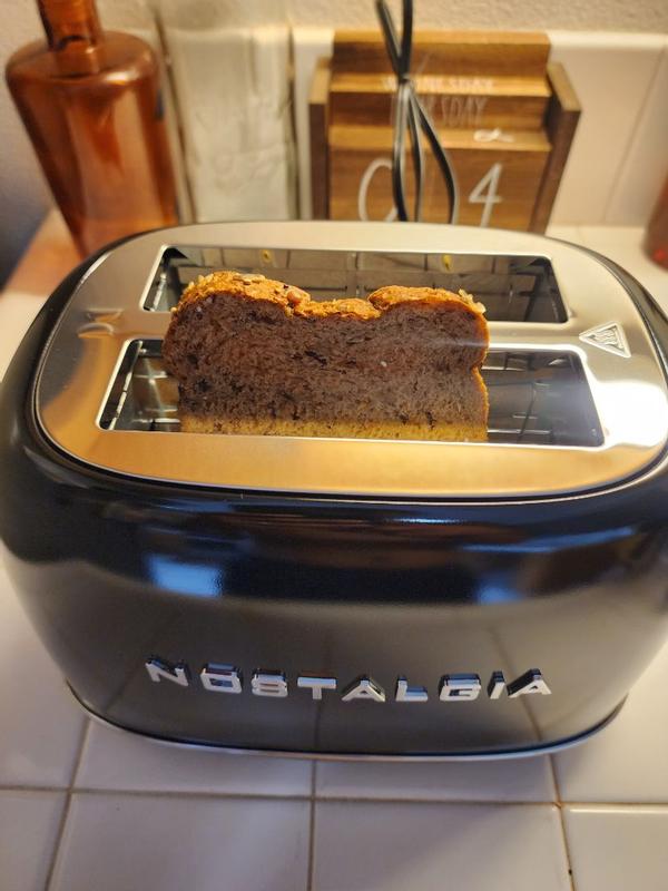 Nostalgia Black 2 -Slice Toaster in the Toasters department at Lowes.com