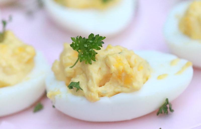 Green Goddess Deviled Eggs » CafeHailee