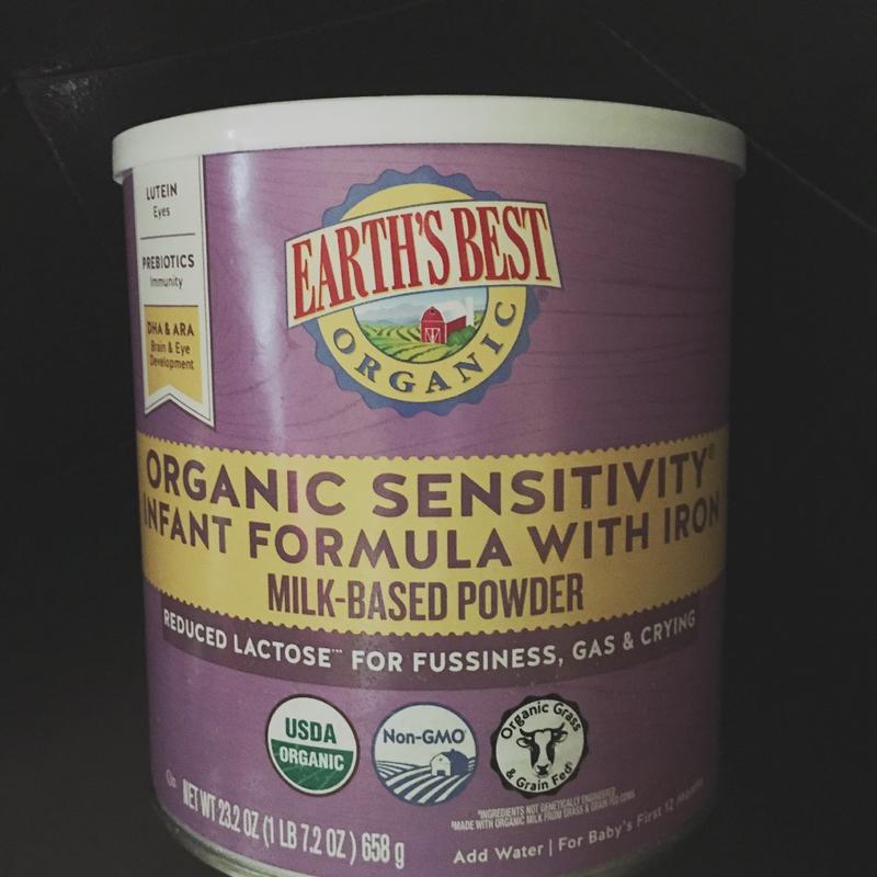 Earth's Best Organic Sensitivity Formula with Iron, DHA and ARA