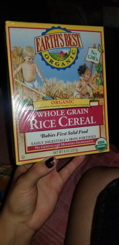 earth's best infant cereal