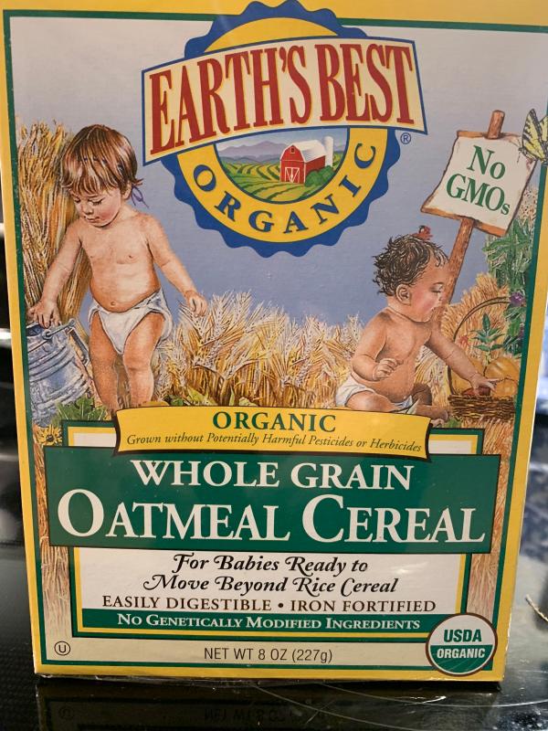 earth's best organic infant cereal whole grain rice