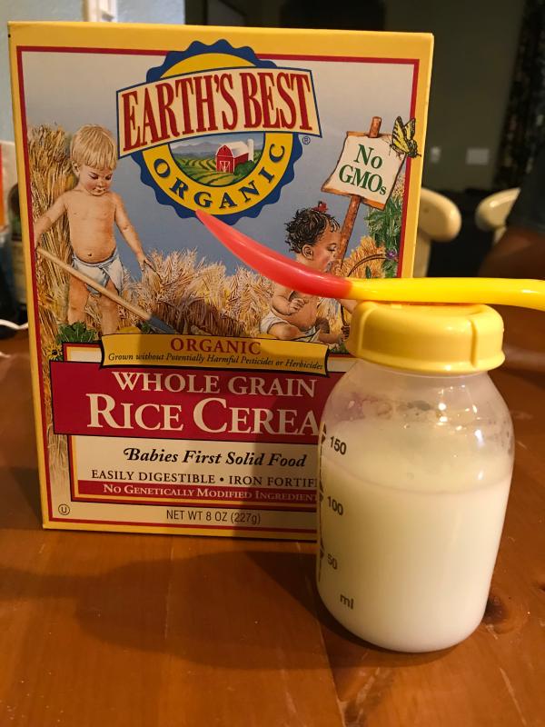 best organic baby rice cereal