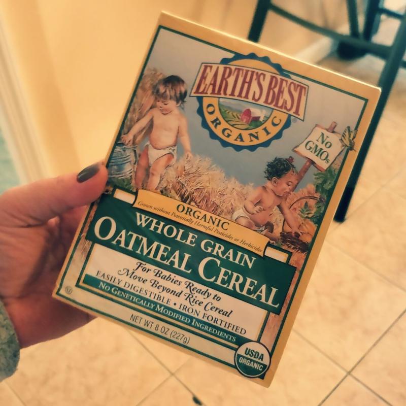 Oatmeal Cereal Iron Fortified Baby Oatmeal Oatmeal Fortified Baby