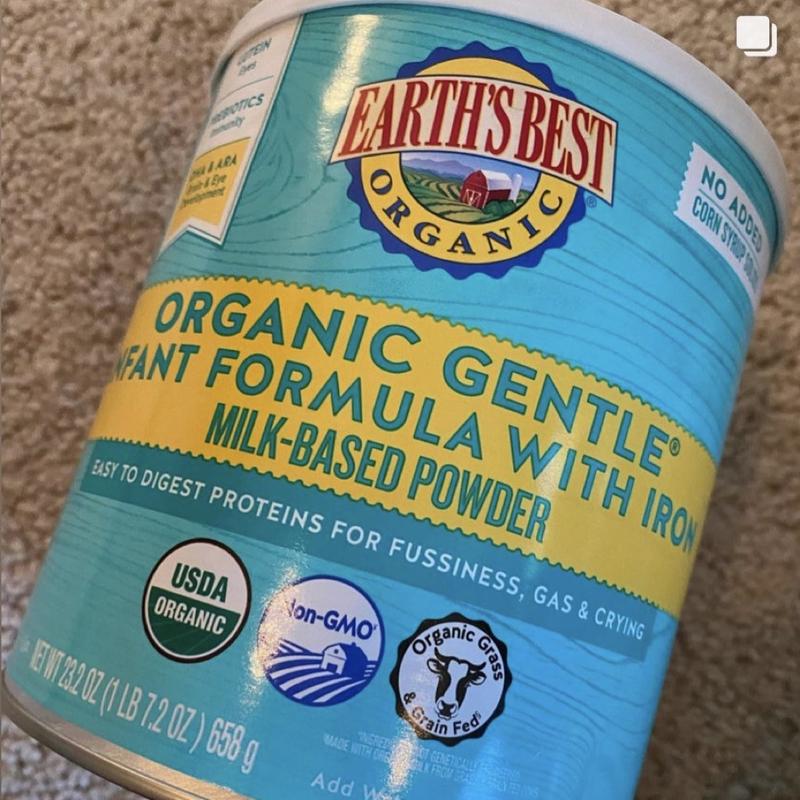 Earth's best organic gentle 2024 formula