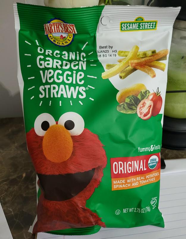 Garden Veggie Straws - Earth's Best Organic Infant and Toddler Foods