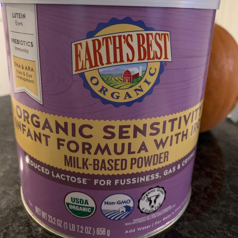 Earth's best organic hot sale sensitivity infant formula