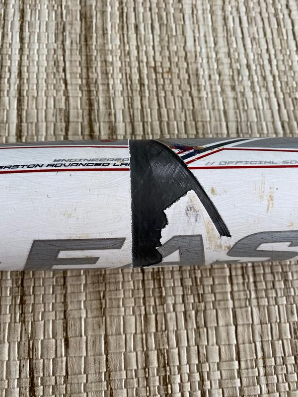 easton ghost cracking