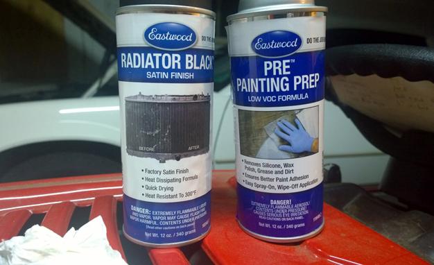 Eastwood High Heat Resistant Radiator Paint | Satin Black Spray for Paint  for Automotive Radiators & Intercooler | Stone and Chip Resistant Paint