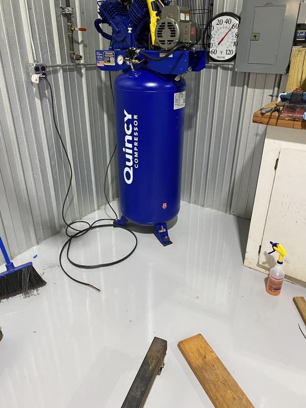 Quincy 5 HP 60 Gallon Two Stage Air Compressor 2V41C60VC
