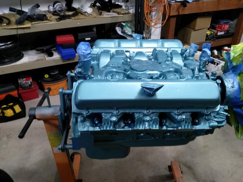 73-'81 AMC Jeep Motor Coater Engine Enamel Paint (AMC Engine Blue)