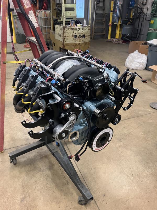 Pontiac Metallic Blue Engine Paint - Ceramic High Heat Coating