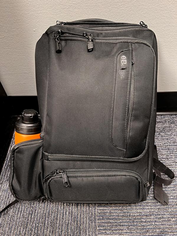 Ebags Tls Professional Slim Laptop Backpack - Solid Black