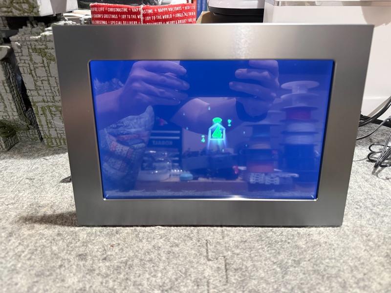 Customer photo for "Easy-to-use digital frame that keeps loved ones connected"