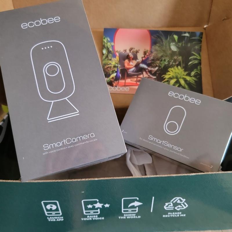 ecobee smart camera with voice control