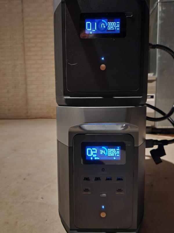 Running a forced air furnace.