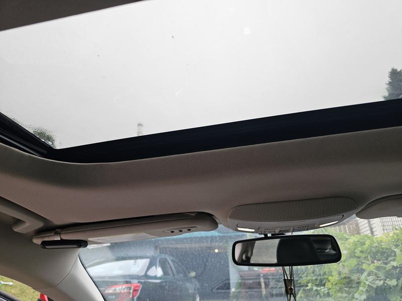Before and after of the horrible staining on my car's headliner.