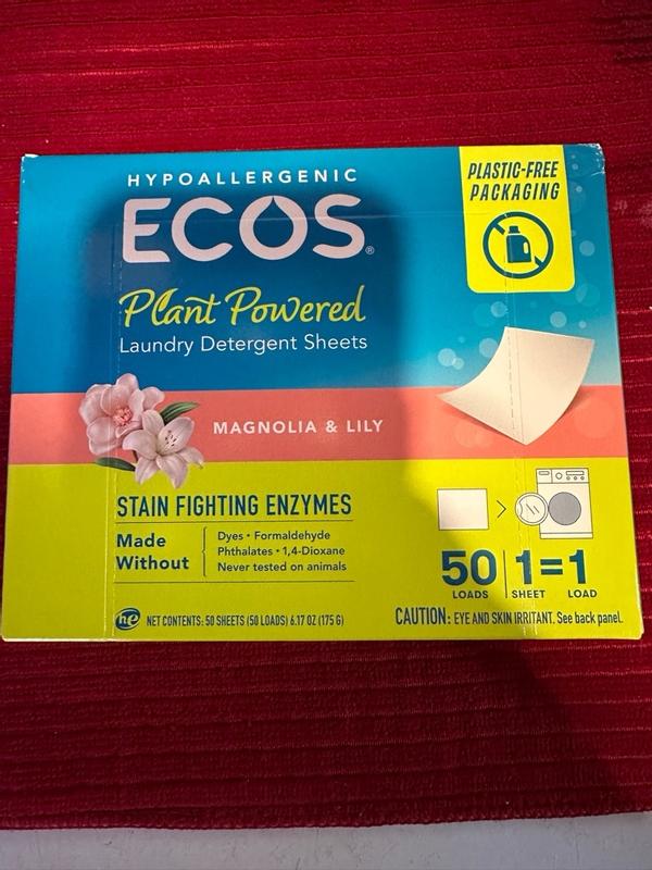 ECOSNext Hypoallergenic Liquidless Laundry Sheets Magnolia & Lily