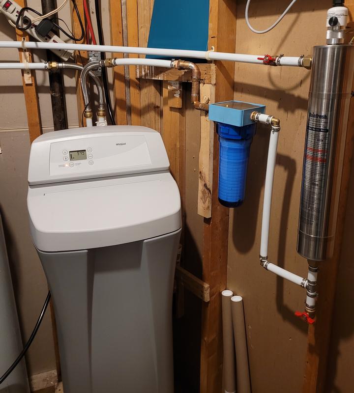 Whirlpool WHES40 40,000Grain Water Softener, Grey Canadian Tire