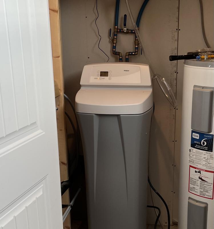 Whirlpool WHES40 40,000Grain Water Softener, Grey Canadian Tire