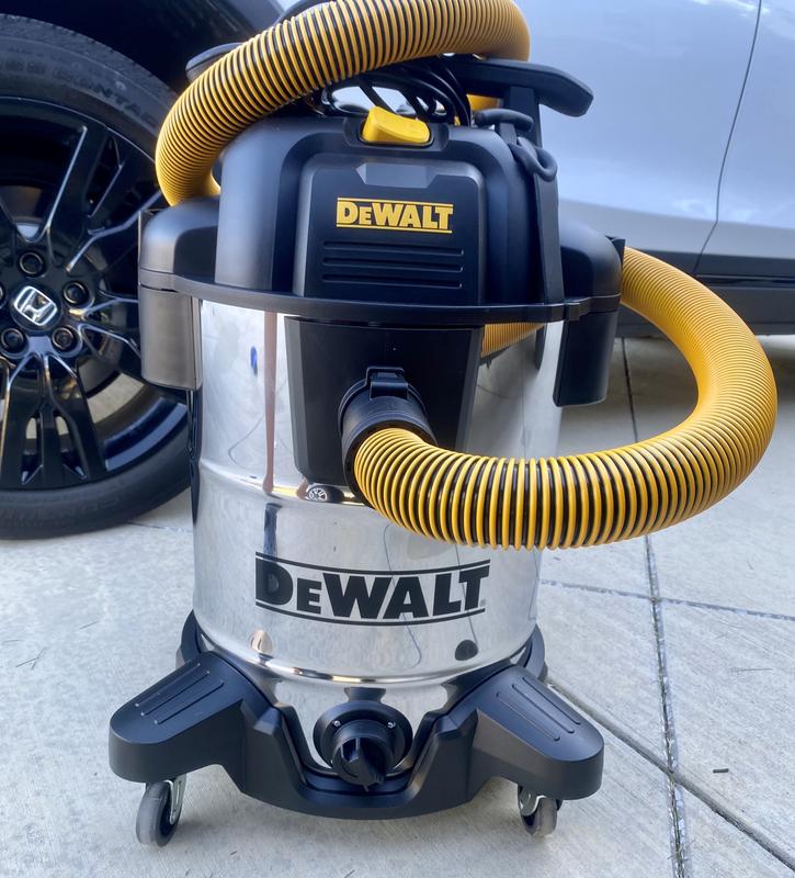 DeWalt DXV10PZ 10 Gallon 5.5 Peak HP Poly Wet Dry Vacuum, Yellow