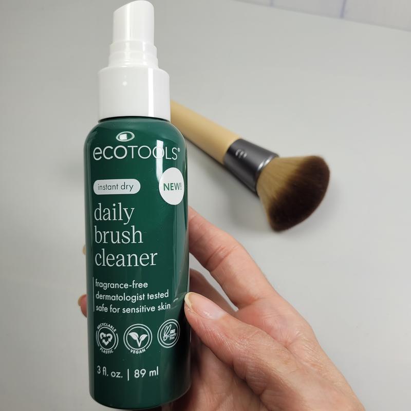 EcoTools Daily Brush Cleaner, Makeup Brush Cleanser Spray, Quick