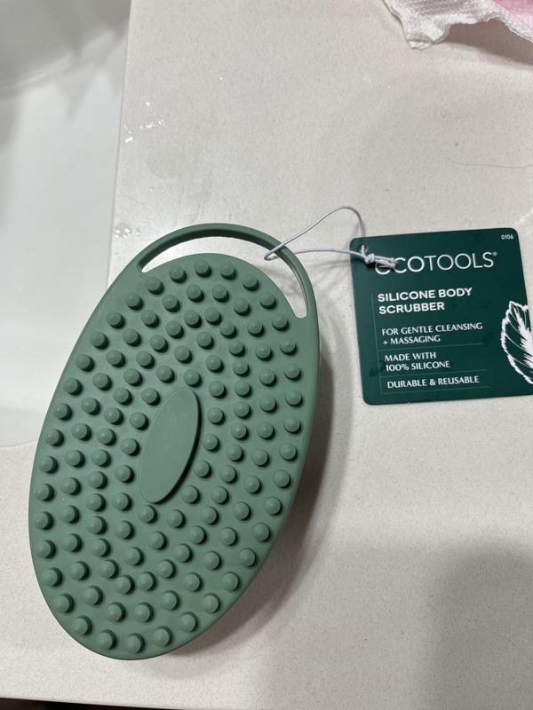 EcoTools Silicone Body Scrubber, For Gentle Cleansing