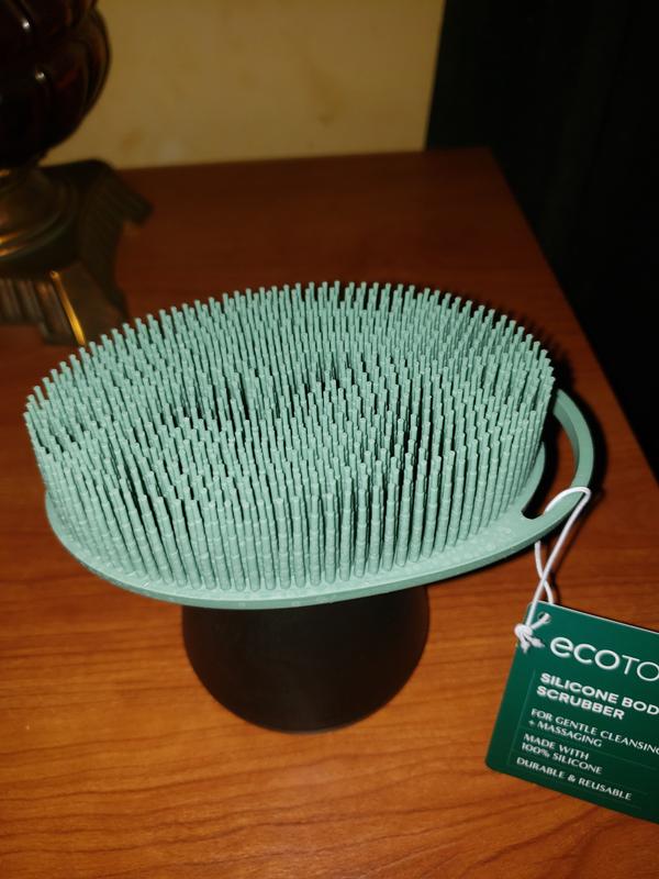 EcoTools Silicone Body Scrubber, For Gentle Cleansing